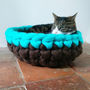 Cat Bed Crochet Wool Chunky Yarn Choice Of Colours, thumbnail 3 of 8
