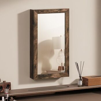 Mirror And Lockable Jewellery Organiser Cabinet, 4 of 8