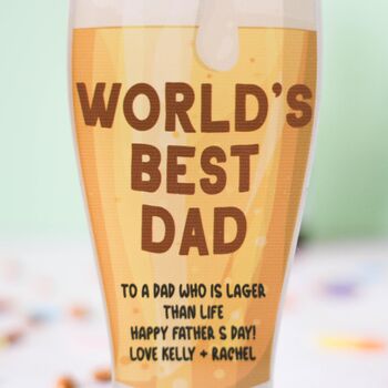 Personalised Card For Dad, World's Best Dad, 6 of 7