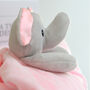 Personalised Pink Elephant Comforter With Soft Ears, thumbnail 3 of 5