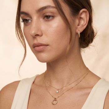 The Hive Hoops In Steling Silver And Gold Plated, 4 of 7