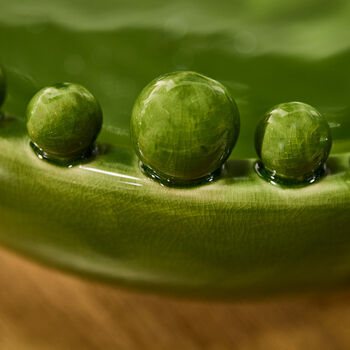 Glazed Green Ceramic Pearl Bowl, 5 of 5