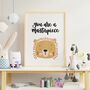 You Are A Masterpiece Lion Nursery Print, thumbnail 3 of 8