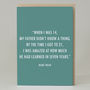 Father's Day Mark Twain Quote Card, thumbnail 2 of 3
