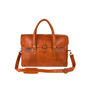 Personalised Buffalo Leather Drake Strapped Weekender, thumbnail 2 of 9
