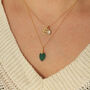 18ct Gold Plated Precious Birthstone Necklace, thumbnail 2 of 6