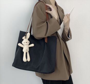 Work Nylon Waterproof Shoulder Shopping Work Everyday Tote Bag, 3 of 7