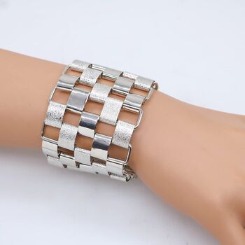 Chunky Silver Multilink Chain Bracelet, 2 of 9