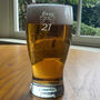 21st Birthday Bow Tie Beer Glass, thumbnail 3 of 8