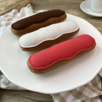 Felt Food Éclair Set Of Three, 2 of 3