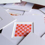 Love You Mum Checkerboard Mini Art Print, thumbnail 6 of 11