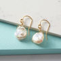 Keishi Pearl Earrings, thumbnail 3 of 6