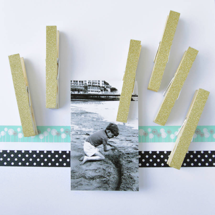 Glitter Photo Holders By Altered Chic