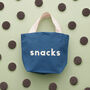 'Snacks' Little Blue Bag, thumbnail 3 of 5