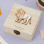 Personalised New Baby Lion Trinket Box, thumbnail 2 of 2