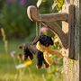 Handmade Felt Douglas The Dachshund Hanging Decoration, thumbnail 1 of 4
