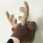 Giant Deer Head Knitting Kit, thumbnail 4 of 8