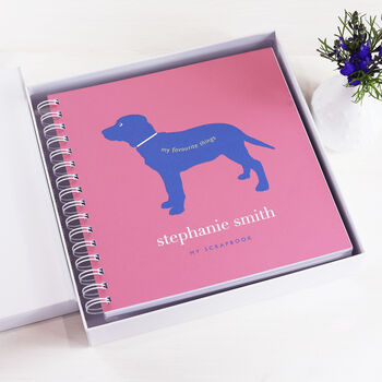 Personalised Puppy Dog Memory Book Or Scrapbook, 2 of 6