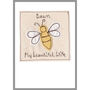 Personalised Bumble Bee Birthday Card For Her Or Him, thumbnail 3 of 12