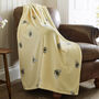 Cozy Honey Bee Supersoft Comfort Throw, thumbnail 1 of 4