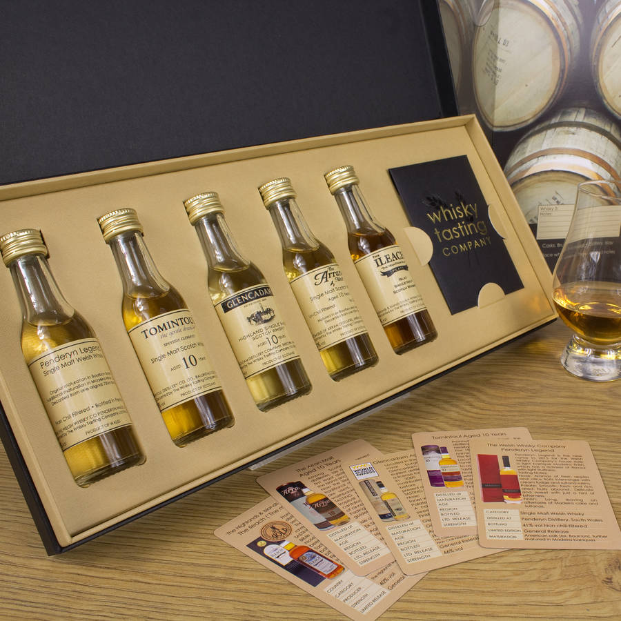 Single Malt Whisky Gift Set By Whisky Tasting Company