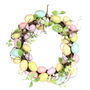 Spring Blossom And Pastel Easter Egg Wreath, thumbnail 1 of 1