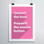 Snooze Print, thumbnail 3 of 12