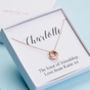 Rose Gold Plated Friendship Knot Necklace, thumbnail 1 of 6
