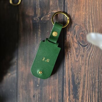 Personalized Photo Leather Keyring, 7 of 9