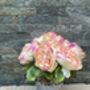 Pink Peony Artificial Silk Flower Arrangement Mothers Day Gift, thumbnail 4 of 6