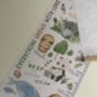 Personalised Ethical Animal World Height Chart, thumbnail 3 of 9