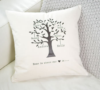 Personalised Family Tree Cushion, 4 of 6