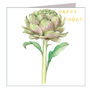 Gold Foiled Artichoke Birthday Card, thumbnail 2 of 4