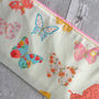 Children's Butterfly Fabric Pencil Case, thumbnail 3 of 5