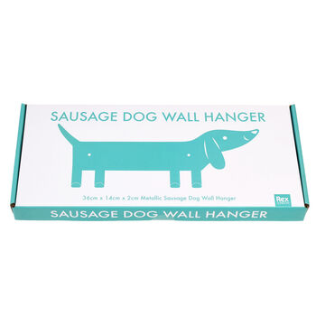 Sausage Dog Metal Wall Hanger Coat Hook, 4 of 4