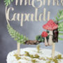 Personalised Wedding Cake Topper, Woodland, Toadstool, thumbnail 4 of 5