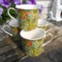 Set Of Four Gift Boxed Palace Mugs In William Morris Golden Lily Design, thumbnail 4 of 12