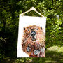 Inky Beaver Tea Towel, thumbnail 8 of 11