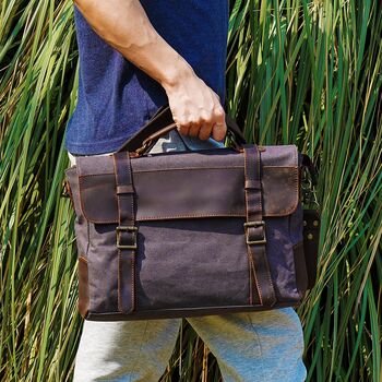 canvas messenger bag near me