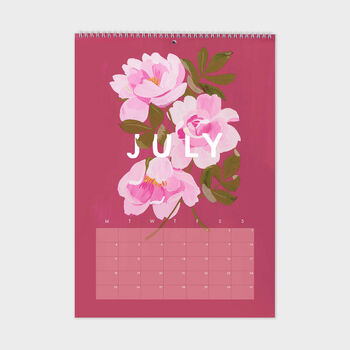 Floral Illustrated 2022 Calendar, 2 of 8