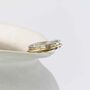 Dainty Silver And Brass Spinner Ring, thumbnail 1 of 6