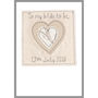 Personalised Heart Wedding Or Anniversary Card, thumbnail 6 of 12