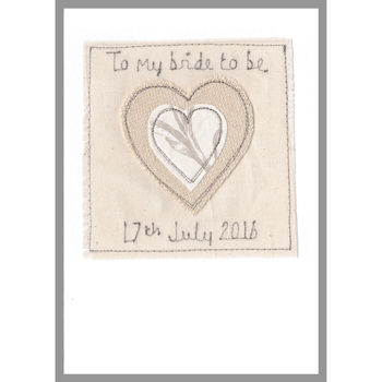 Personalised Heart Wedding Or Anniversary Card, 6 of 12