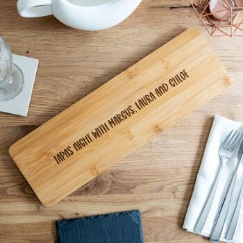 Personalised Tapas Night Serving Board, 4 of 5