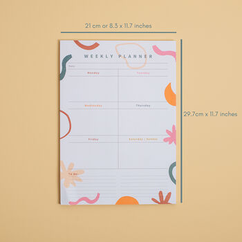 A4 Sweet Spot Weekly Planner Pad, 5 of 9
