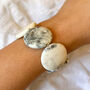 Modern Round Swirl Bead Bracelet, thumbnail 1 of 2