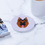 Personalised Dog Breed Ceramic Coaster, thumbnail 1 of 12