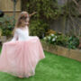 Mary Jane In Rose Flower Girl ~ Lilly + Bo Collection, thumbnail 5 of 6