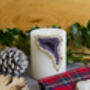 Amethyst Purple Geode Candle, thumbnail 5 of 5