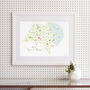 Map Of Tyne And Wear Art Print, thumbnail 5 of 7